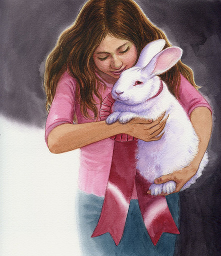The Forgotten Rabbit by Nancy Furstinger, Illustration in book.